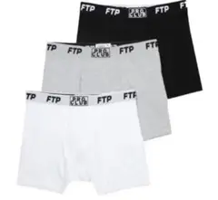 FTP + PRO CLUB 3 PACK BOXER BRIEFS L