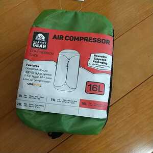 Granite Gear グラナイトギア Air compressor sil dry sack 16L 緑　イーベント　シル　コンプレッション　ドライサック