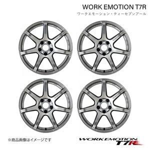 WORK EMOTION T7R ミニ (R56) COOPER S ABA-MF16S 1ピース ホイール 4本 1台分【18×7.5J 4-100 INSET47 グリミットシルバー】