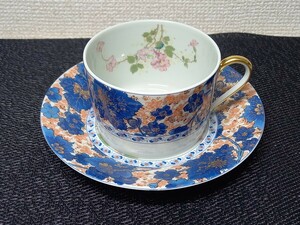 41503 未使用 美品 HAVILAND LIMOGES DAMMOUSE C&S アビランド リモージュ ダムーズ カップ&ソーサー 3