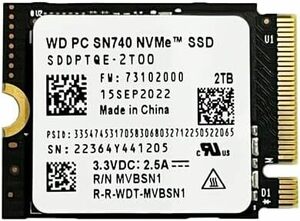 WD SN740 新品 2TB SSD M.2 PCIe Gen4x4 NVMe 2230 2242 Steam Deck Surface Canon Nikon 換装 5年保証 送料無料 東京発送