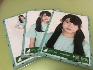 けやき坂46 柿崎芽実 ひらがなTシャツ衣装 生写真 3種コンプ 日向坂46 櫻坂46 欅坂46 1st YEAR ANNIVERSARY LIVE MV(まとめ セット売り 可