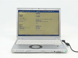 中古　Panasonic　CF-SZ5　 第6世代I5　メモリ4GB　BIOSまで表示　12型 ノートパソコン　詳細不明/ジャンク品　送料無料