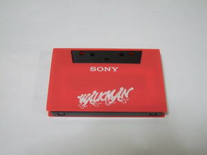 WALKMAN 　SONY ソニー　カセット ウォークマン　ロゴ　カセットテープ　赤　昭和　当時物