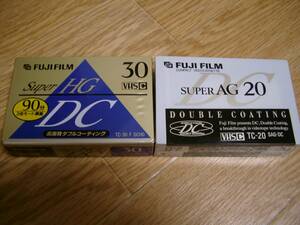 ☆FUJIFILM ＶＨＳ Ｃ　SuperHG 30 SuperAG 20 未使用品 新品☆