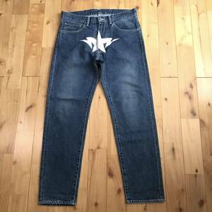 BAPE TWIN STA Denim Pants Mサイズ a bathing ape BAPESTA デニム エイプ STAR ベイプ アベイシングエイプ i1275