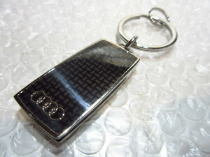 AUDI US純正 カーボンフォブ・キーホルダー/4リングス【GENUINE PARTS】新品/Carbon Fob/