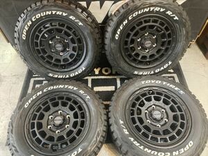 ◆1SET限定!! 2024新作 weds ウェッズ MUDVANCE TYPE F 16×6.5J+38 139.7/6H TOYO OP R/T 215/65R16 LT新品タイヤ付き!! 200系ハイエース