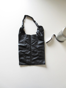 美品 ANITA BILARDI / アニタビラルディ PICASSO SMALL NAPPA LAMBSKIN BLACK * ハンドバッグ トートバッグ レディース