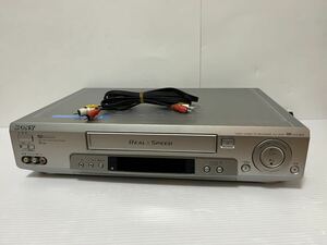 SONY VHSビデオデッキ SLV-R300 ビデオカセットレコーダー 通電確認のみのジャンク ジャンク品