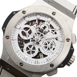 ウブロ HUBLOT ビッグバン アエロバン ガルミッシュ 311.SX.2010. GR.GAP10 ホワイトスケルトン文字盤 腕時計 メンズ 中古