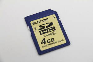 4GB SDHCカード ELECOM