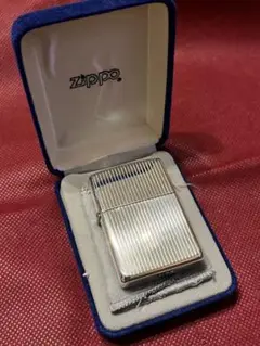 絶版品　#19 ZIPPO　スターリングシルバー　エンジンターン