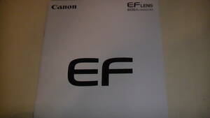 CANON キャノン　EF LENS EOS アクセサリー　Accessories catalogue カタログ　2021.11　送料無料