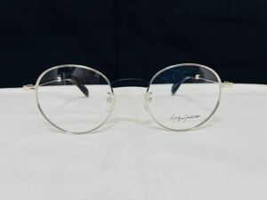 Yohji Yamamoto ヨウジ ヤマモト メガネフレーム YY1302 127 未使用 美品 伊達眼鏡 ラウンド サングラス シルバー