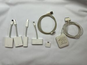 Apple 30ピン USBケーブル サンダーボルトアダプターなど