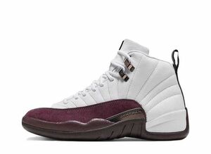 A Ma Manire Nike WMNS Air Jordan 12 "White and Burgundy Crush" 24cm DV6989-100