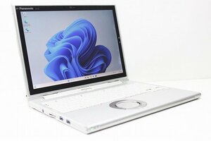 1円スタート ノートパソコン Windows11 2in1PC 第7世代 Core i5 Panasonic レッツノート CF-XZ6 Windows10 SSD256GB メモリ8GB タッチ