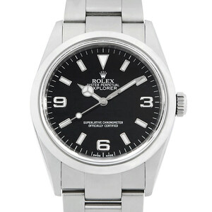 ロレックス エクスプローラーI 114270 ブラック M番 中古 メンズ 腕時計　