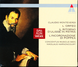独盤　モンテヴェルディ　歌劇「オルフェオ」「ウリッセの帰還」「ポッペアの戴冠」　アーノンクール　9CD