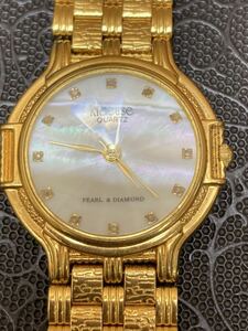 YK8290 クロイゼ klaeuse メンズ 腕時計 SK-237-D Pearl&diamond アナログ ウォッチ 動作未確認　現状品　1123