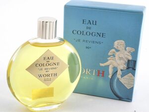 未使用 63ml Worth ウォルト JE REVIENS ジェルビアン Eau de Cologne オーデコロン 香水 イエロー 黄色 箱付き a2020