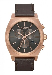 ニクソン NIXON THE TIME TELLER CHRONO タイムテラー クロノ レザー 腕時計 メンズ レディース A11642001 A1164-2001