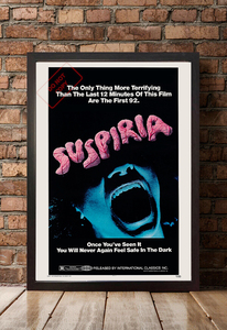 ポスター『サスペリア』（Suspiria） 1977年 ★ダリオ・アルジェント★決して、ひとりでは見ないでください