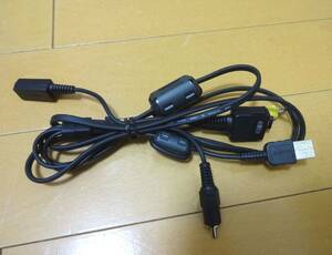 SONY DISP SEL Camera TV Cable USB ケーブル AV デジタルカメラ