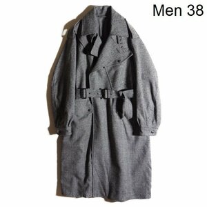 K6000P　▼Barbour バブアー▼　ウィリアムブリス BLISSTEX TWEEDS DESPATCH RIDERS ツイード ライダースコート チェック 38 秋冬 rb mks