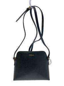 FURLA◆ショルダーバッグ/レザー/BLK/943606