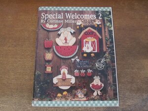 2310MK●洋書「Special Welcomes #2」著:Corinne Miller/1994●トールペイント/デザイン/図案