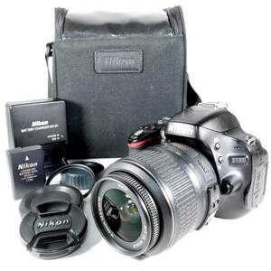 《美品》 一眼レフカメラ ニコン NIKON D5100 レンズキット 18-55mm k2583