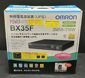 【超レア/未使用保管品】デッドストックOMRON BX35F 無停電電源装置 オムロン POWLI （UPS） 350VA/210W