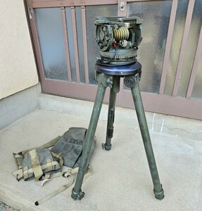 旧日本軍 軍用 三脚 トライポッド 収納袋付き ヴィンテージ 当時物 ミリタリー 望遠鏡 双眼鏡 希少