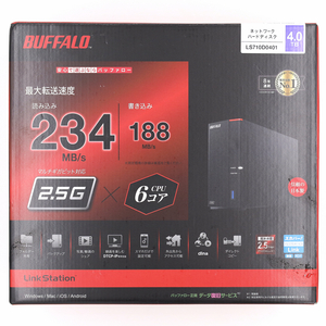 【中古良品】 バッファロー LS710D0401 リンクステーション LS710D ネットワークHDD 1ベイ 4TB　【BUFFALO】 ※動作確認済