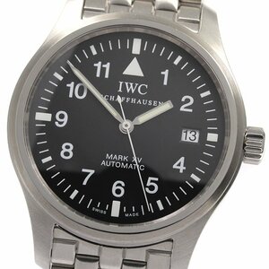 IWC IWC SCHAFFHAUSEN IW325307 パイロットウォッチ マークXV デイト 自動巻き メンズ 良品 _795703