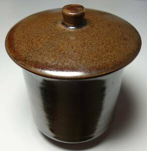 琉球系統 上品 古釉 蓋付き茶器