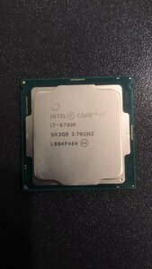 CPU インテル Intel Core I7-8700K プロセッサー 中古 動作未確認 ジャンク品 - A384