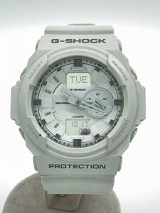 CASIO◆クォーツ腕時計・G-SHOCK/デジアナ/WHT