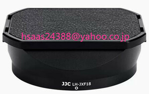  JJC LH-XF18 メタル 正方形 レンズフード + フードキャップ Fujifilm XF 18mm F1.4 R LM WR レンズ 用 