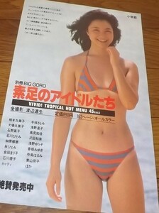 ★70年代女優【石川ひとみ④】 水着広告　送料140円