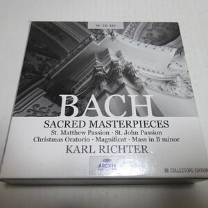 即決 ARCHIV/10CD「バッハ：宗教音楽作品集　SACRED MASTERPIECES」リヒター