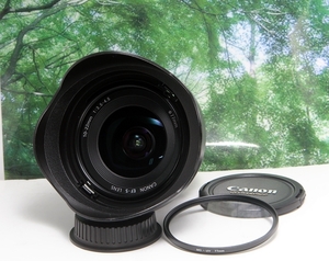 ☆高性能・軽量・超広角ズームレンズ♪canon EF-S 10-22 USM♪レンズフードとフィルター新品☆