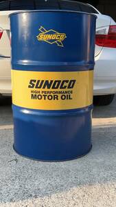 ①　空ドラム缶　SUNOCO　スノコ　空ドラム缶 200L　