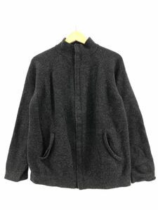 UNITED ARROWS ユナイテッドアローズ ウール100% ニット ジャケット sizeL/ブラック ◇■ ☆ dkb3 メンズ