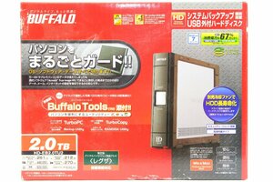 BUFFALO/バッファロー 〇 USB外付ハードディスク [HD-EB2.0TU2] システムバックアップ機能搭載 〇#6663