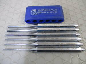 PB SWISS TOOLS ポンチセット 755B PB BAUMANNSWISS◇6本セット■C-36