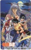 【テレカ】冨樫義博 幽遊白書 2 TVシリーズ 6Y-U1002 未使用・Aランク