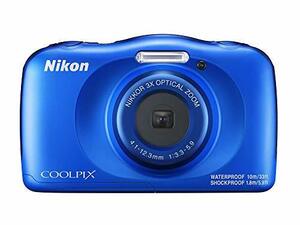 Nikon デジタルカメラ COOLPIX W150 防水 W150BL クールピクス ブルー(中古品)　(shin